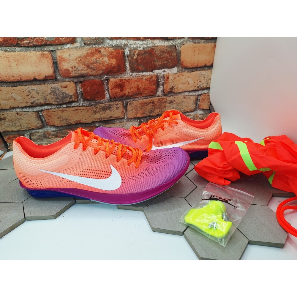 Nike ZoomX Dragonfly 2 Multicolor Track & Field Spikes Mens 11.5 Purple Orange